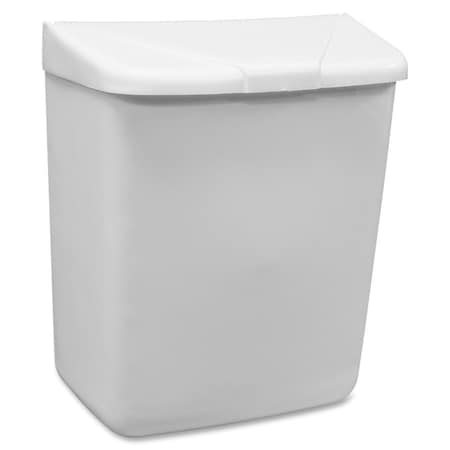 Hospeco Feminine Hygiene Receptacle, White HOS250201W